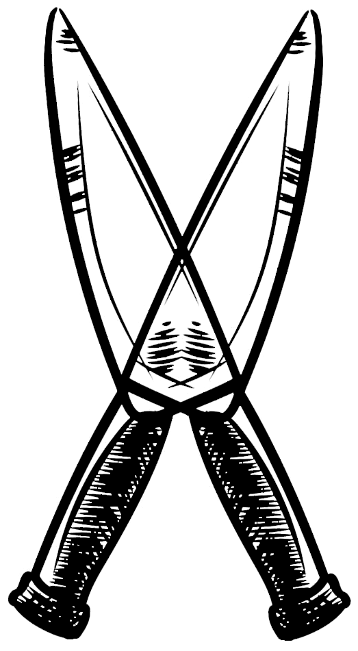 A Boy Named Sous crossed chef knives icon